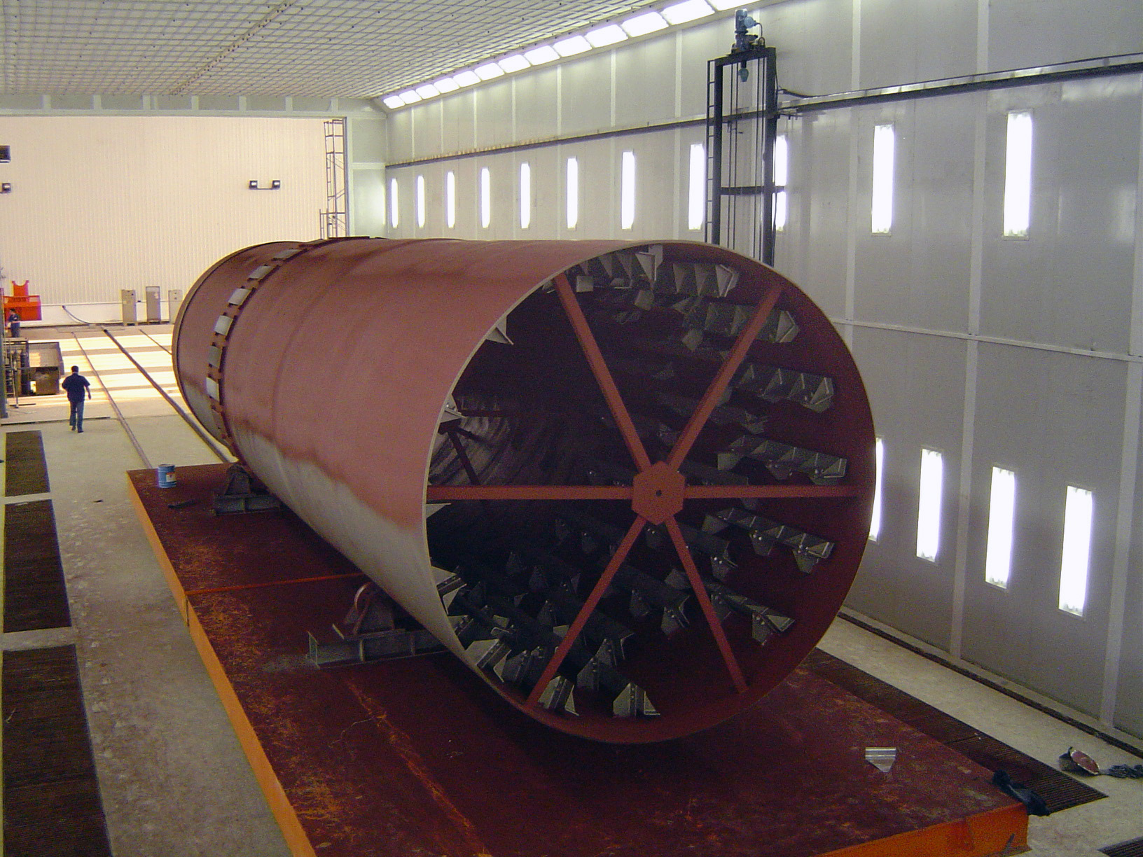 环保除尘油漆间